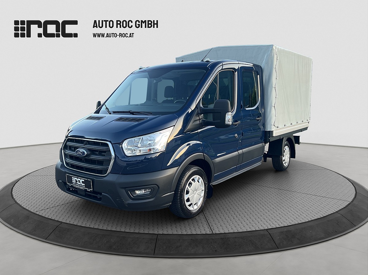 Ford Transit Pritsche DoKa 2,0 EcoBlue L2H1 310 Trend 7-Sitzer/Tempomat/Klima/Plane/uvm